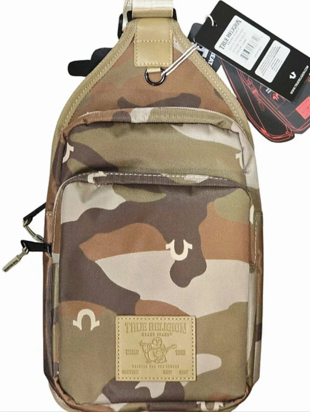 True Religion Pippen Max Sling Bag- Camo